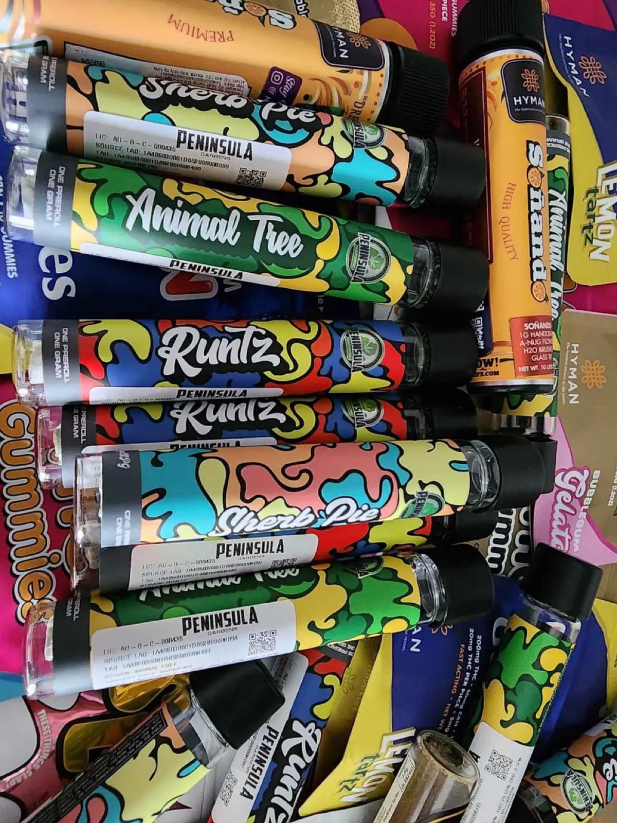 Licensed retail product shelf