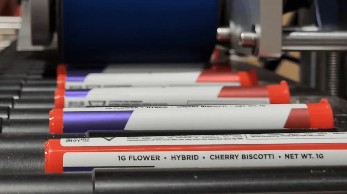 Rolled facility plans stored in a rack